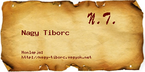 Nagy Tiborc névjegykártya